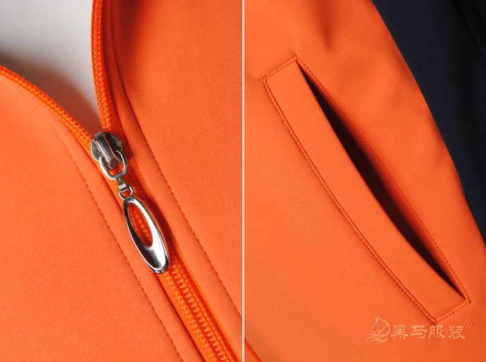 车易拍工作服拉链、侧兜细节图