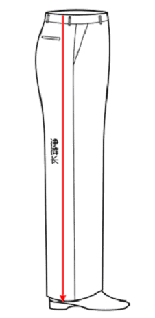 尺寸、褲長(zhǎng)測(cè)量方法